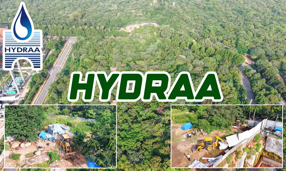 Citywide Anti-Encroachment Drive: HYDRAA Frees Over 10 Acres of Land in Banjara Hills, Medchal, and Rangareddy