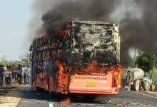 Jaisalmer Bus Tragedy: 20 Burnt Alive as Bus Catches Fire on Highway