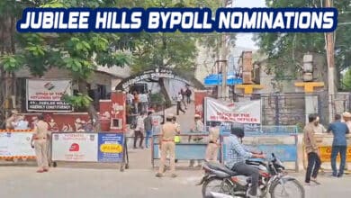 Tight Security in Place as Jubilee Hills Gears Up for Bypoll Nominations