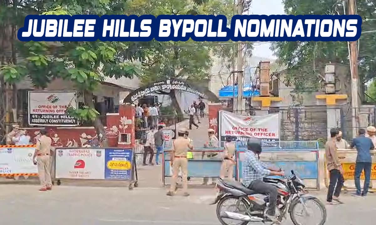 Tight Security in Place as Jubilee Hills Gears Up for Bypoll Nominations