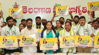 No KCR Photo, No Party Line — Kavitha Begins 4-Month People’s Yatra Across Telangana