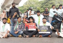 Political Debut: Kavitha’s Son Aditya Takes Part in Statewide BC Protest Across Telangana