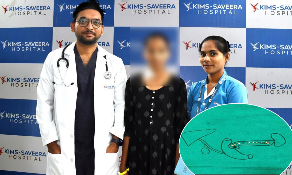 Rare Genetic Pancreatitis Surgery Performed Successfully on 17-Year-Old Girl at KIMS Saveera, Anantapur