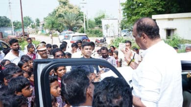 Komatireddy Wins Hearts: Donates ₹1 Lakh for School Labs, Promises Scholarships for Meritorious Students