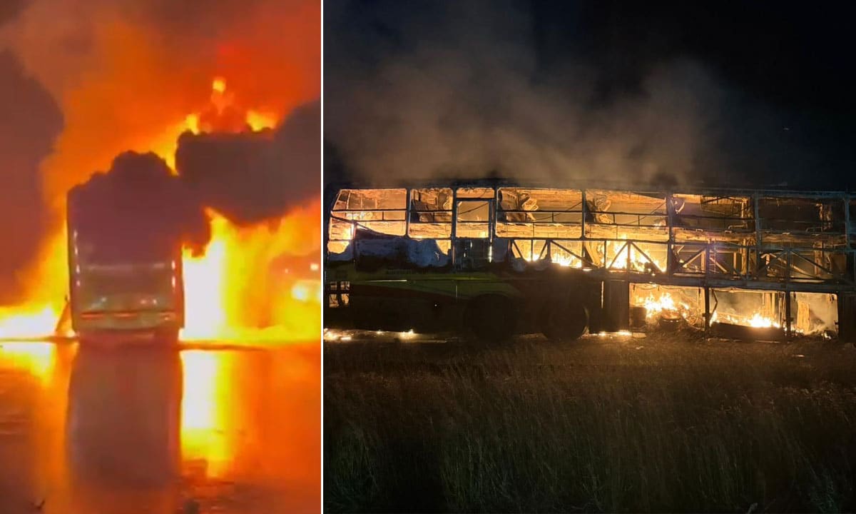 Kurnool Bus Fire: Death Toll Rises to 20; CMs of Telangana and Andhra Pradesh, AIMIM Chief Owaisi Express Grief