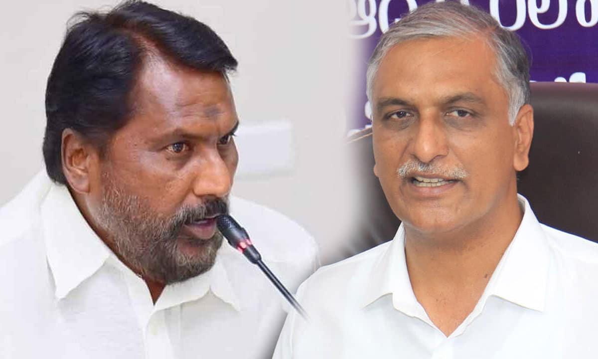 Minister Adluri Laxman Challenges Harish Rao, Dares Him to Swear on His Claims About Cabinet Discussions
