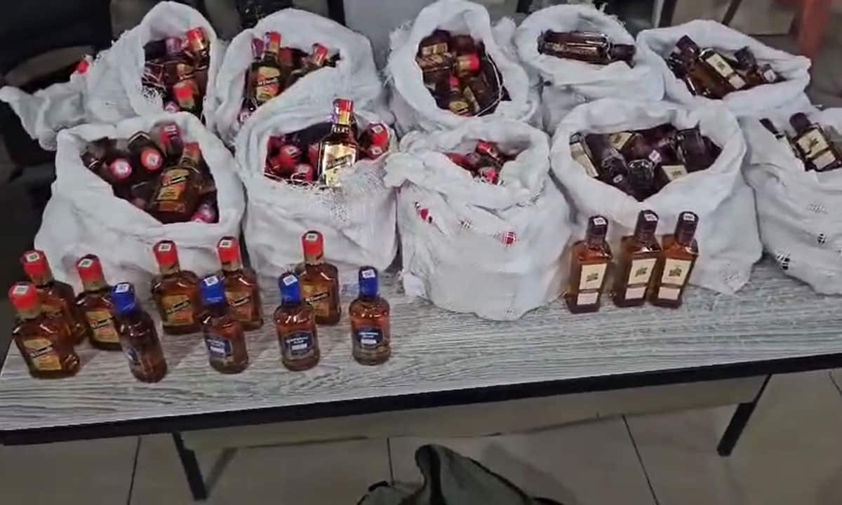 Hyderabad Police Bust Illegal IMFL Sale; 318 Bottles Seized, One Arrested