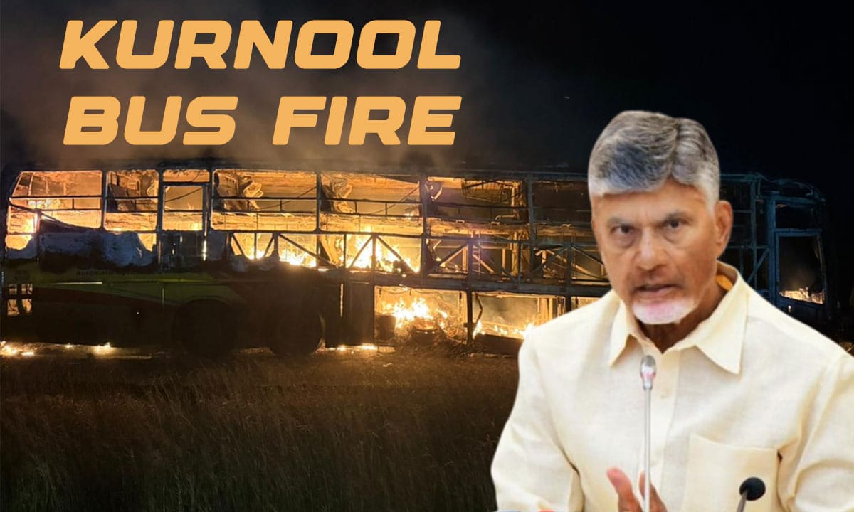Kurnool Bus Accident: Andhra CM Chandrababu Orders Probe and Assistance for Victims