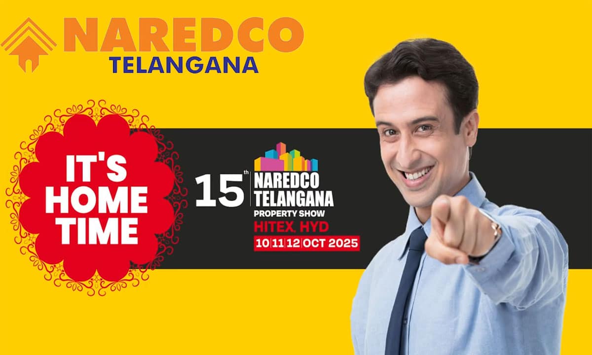 NAREDCO Telangana to Host 15th Property Show at HITEX Hyderabad from October 10–12