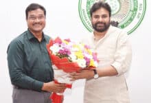 HYDRAA Commissioner A.V. Ranganath Meets AP Deputy CM Pawan Kalyan in Mangalagiri