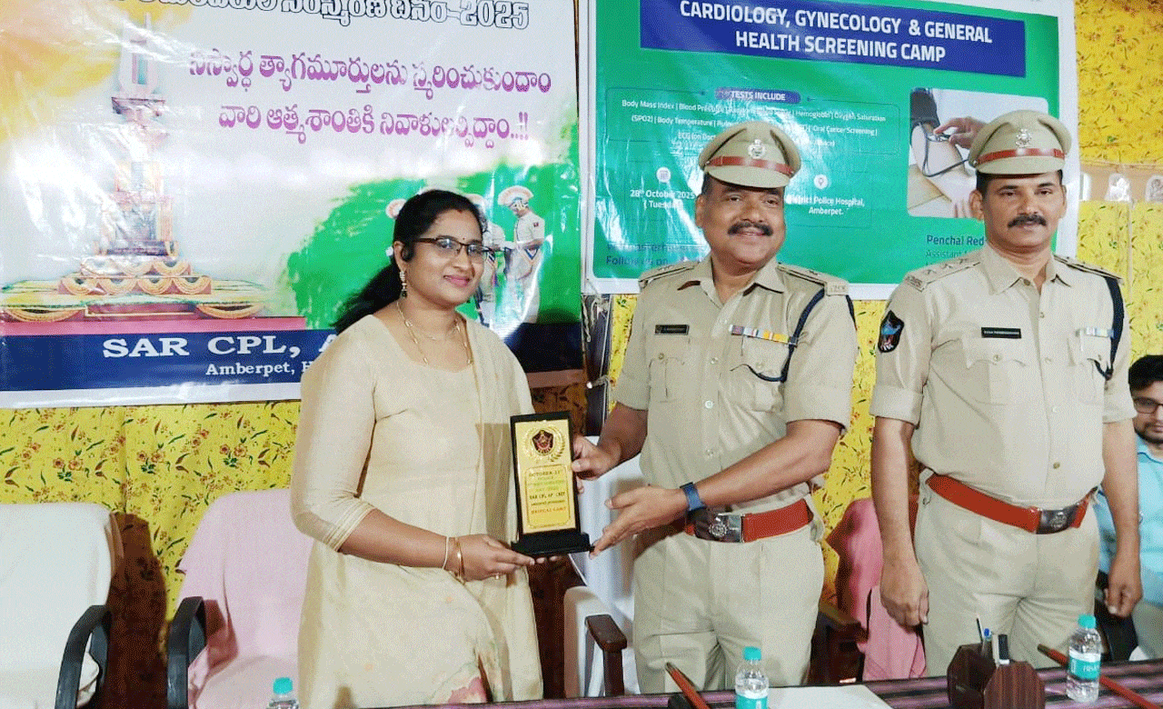 Aster Prime Hospital Conducts Multi-Speciality Health Screening Camp for Police Officials
