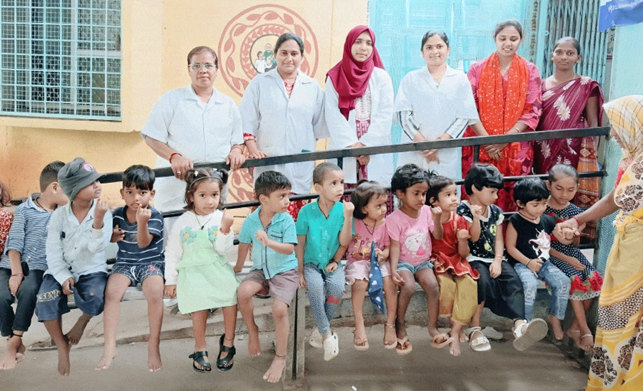 Mass Polio Immunization Drive Successfully Conducted at Showkath Nagar PHC, Banjara Hills