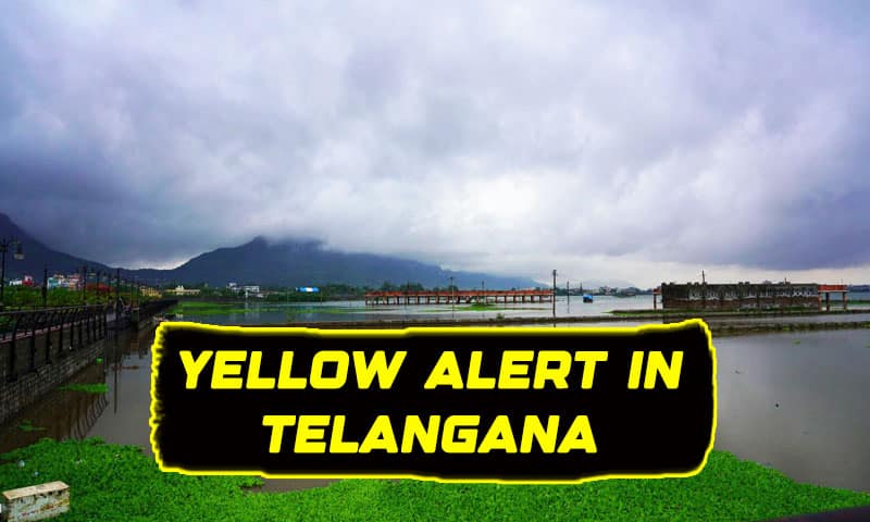Yellow Alert in Telangana: Heavy Rains and Thunderstorms Forecast for Next 3 Days