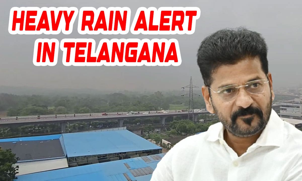 Heavy Rain Alert in Telangana: CM Revanth Reddy Puts Officials on High Alert