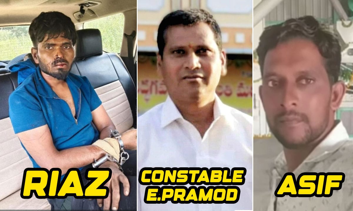 Nizamabad Constable Murder: Brave Asif Helps Police Nab Killer Sheikh Riaz Alive, Ends Encounter Rumours
