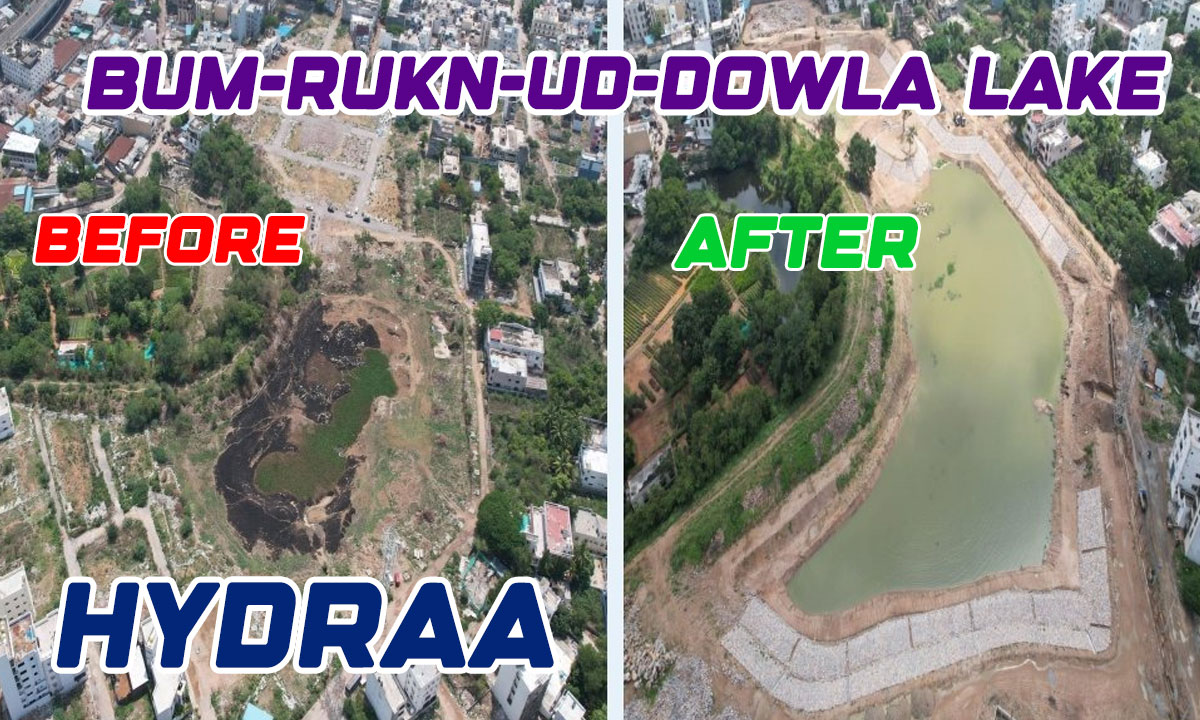 Bum-Rukn-ud-Dowla Lake in Hyderabad Set for December Reopening After HYDRAA Restoration
