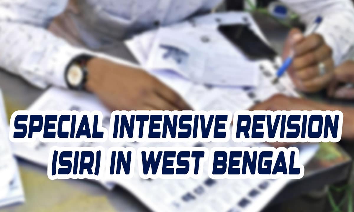 Election Commission to Begin Special Intensive Revision (SIR) in West Bengal from November 1