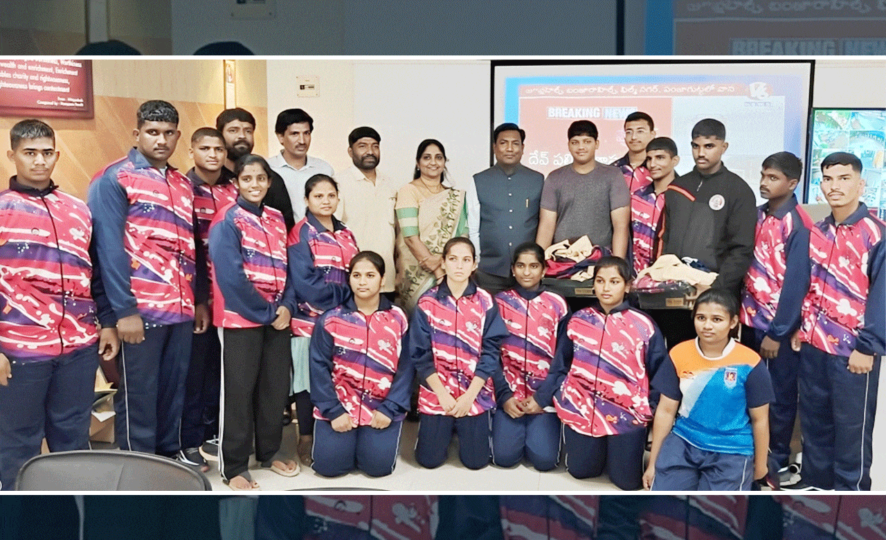 Telangana U-19 Wrestling Team Gears Up for Nationals — Education Commissioner E. Naveen Nicholas Felicitates Players with Kits and Blessings
