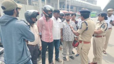 Hyderabad Traffic Police Cracks Down on Wrong-Side Driving at Humayun Nagar X Roads