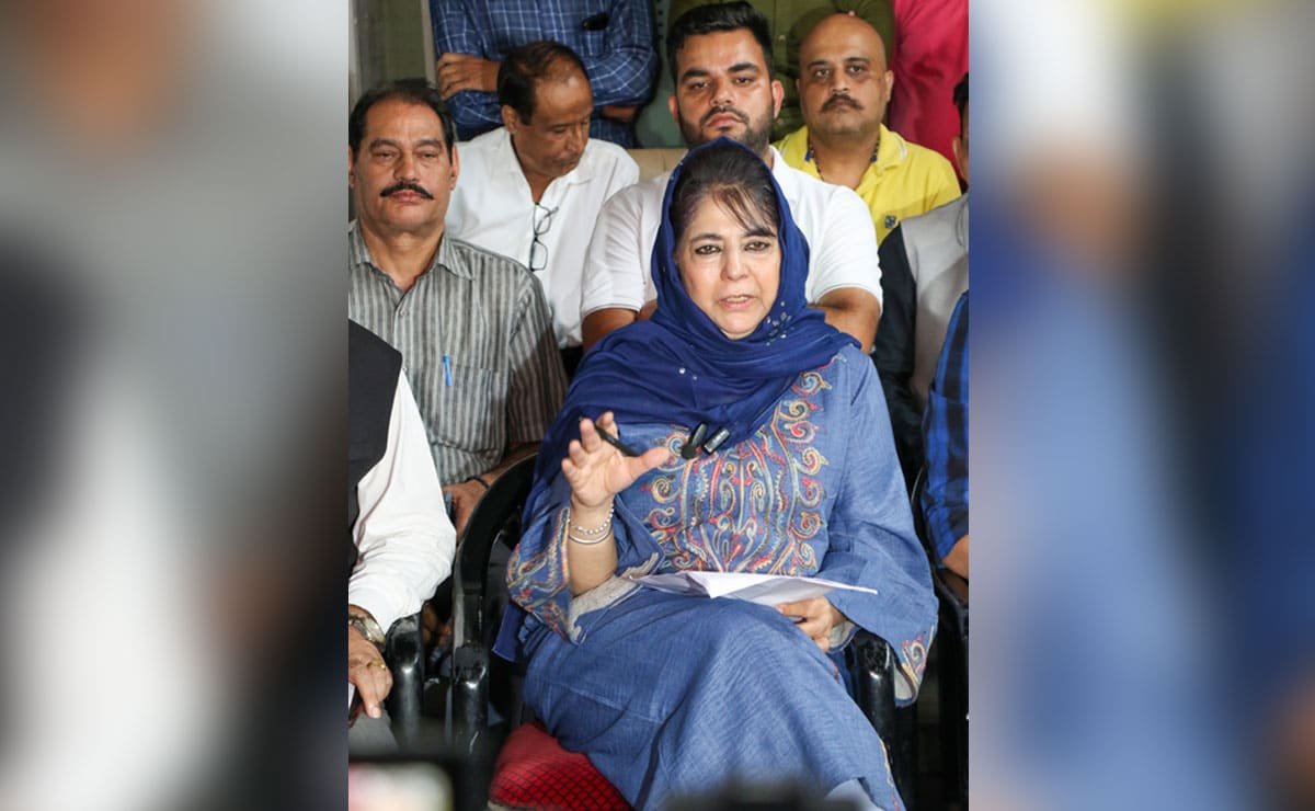 Mehbooba Mufti says youth 'rising' in protests wake-up call for India, Pakistan