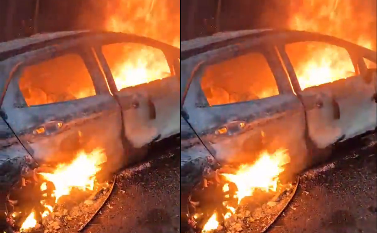 Car fire claims life on outer ring road near Shamirpet