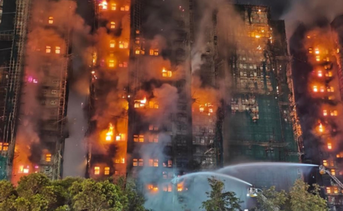 Death toll rises to 94 in Hong Kong residential building fire: Fire department