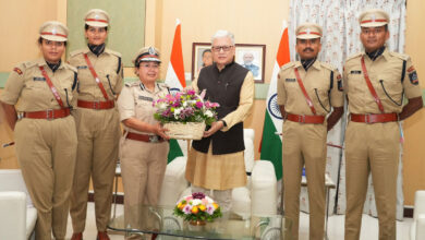 IPS probationers meet Telangana Governor
