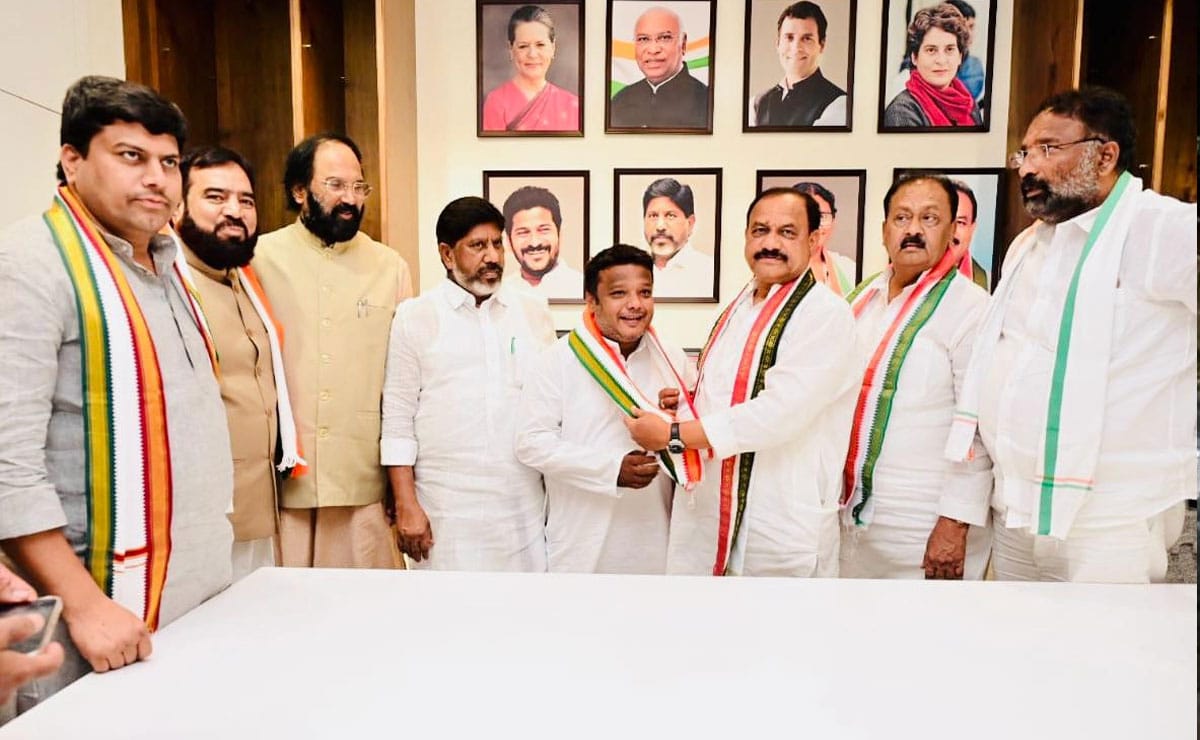 NCP Candidate Mohammad Anwar Joins Congress Ahead of Jubilee Hills By-Election