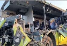 Two killed as RTC bus rams into truck in Telangana's Jangaon