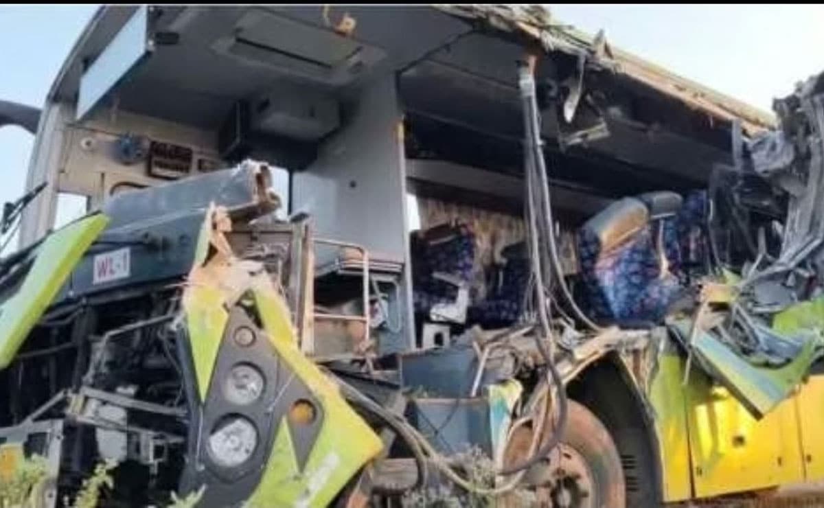 Two killed as RTC bus rams into truck in Telangana's Jangaon