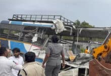 15 killed in bus-truck collision in Telangana's Rangareddy