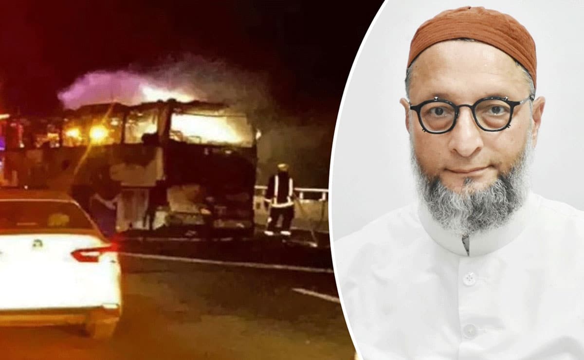 Asaduddin Owaisi Expresses Grief Over Medina Bus Tragedy, 42 Hyderabad Umrah Pilgrims Feared Dead