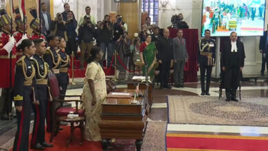 President Murmu administers oath of office to CJI Surya Kant