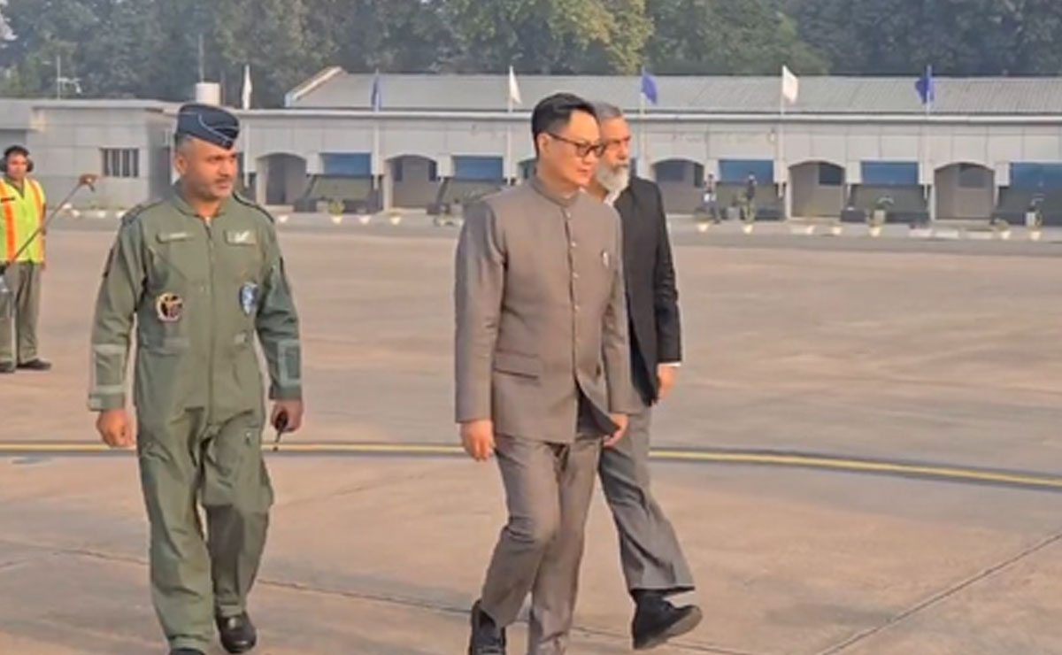 Kiren Rijiu-led delegation leaves for Bhutan to bring home sacred Buddha relics