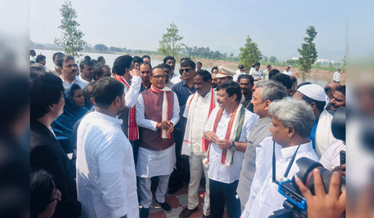 Shivraj Singh Chouhan inaugurates revived waterbody in Andhra Pradesh