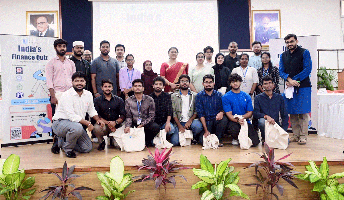 Amjad Ali Khan College of Business Administration Hosts South Zone Edition of City Finance Quiz in Collaboration with Zerodha Varsity