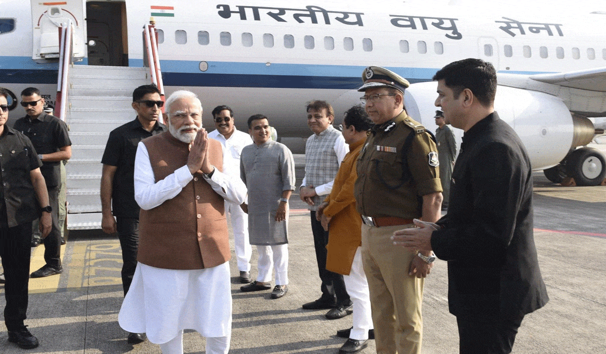 PM Modi reviews progress of bullet train corridor during visit to Surat