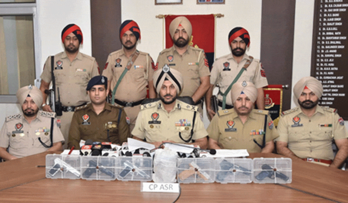 Punjab Police dismantle Pakistan-linked arms, narco network; five held