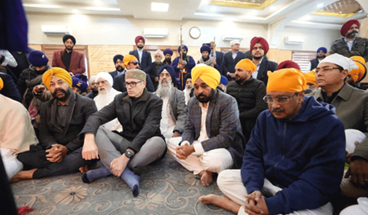 Nagar kirtan in J&K's Srinagar to mark 350th martyrdom anniversary of Guru Tegh Bahadur