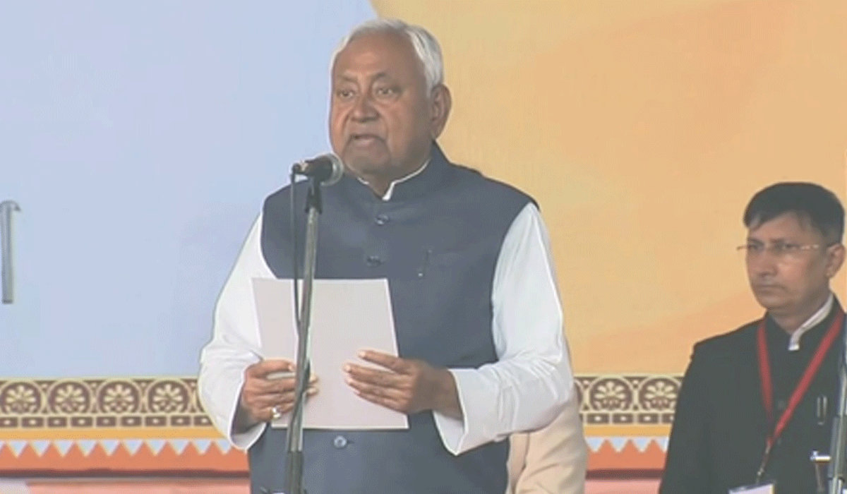NDA show of strength: Nitish Kumar takes oath as Bihar CM for 10th time, PM Modi attends ceremony