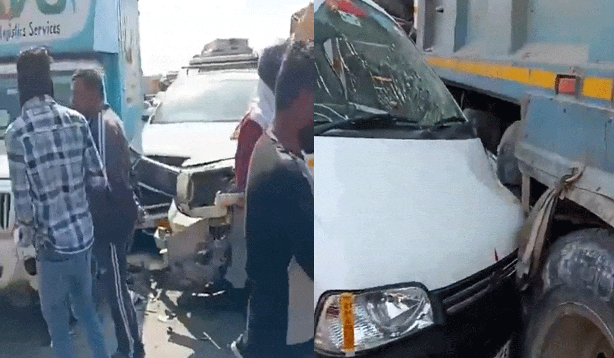 Three killed as speeding dumper rams into 10 vehicles in Jaipur