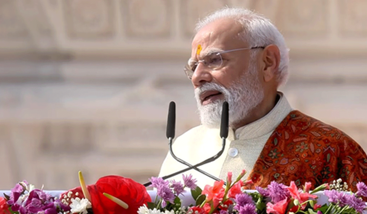 Sadiyo ke ghav bhar rahe hain: PM Modi at Ram Temple Dhwajarohan Utsav