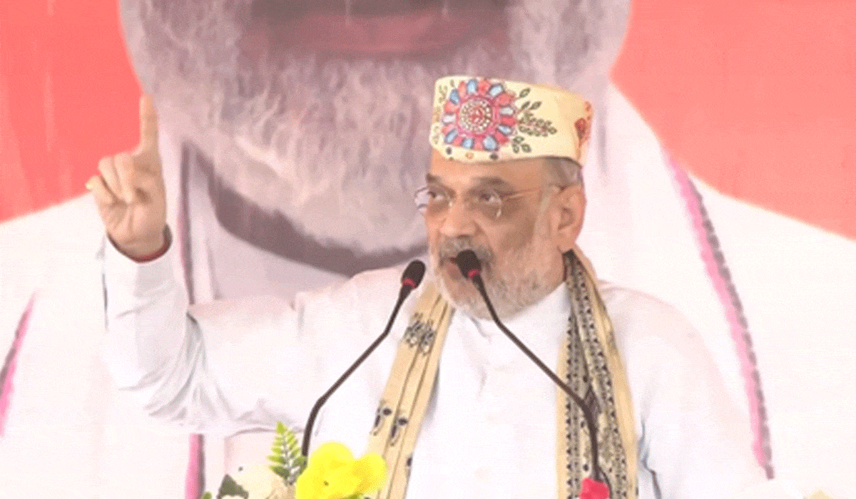 RJD, Cong embroiled in corruption; vote for development, says HM Shah in Darbhanga