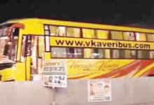 Kaveri Travels Bus Sparks Midnight Panic at Pedda Amberpet; Rising Series of Accidents Alarms Telugu States
