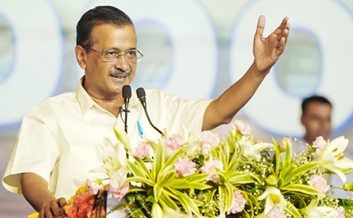 Kejriwal hails ‘politics done with honesty’ as AAP marks Foundation Day