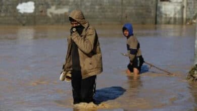 UN reacts after heavy rains flood displaced families in Gaza