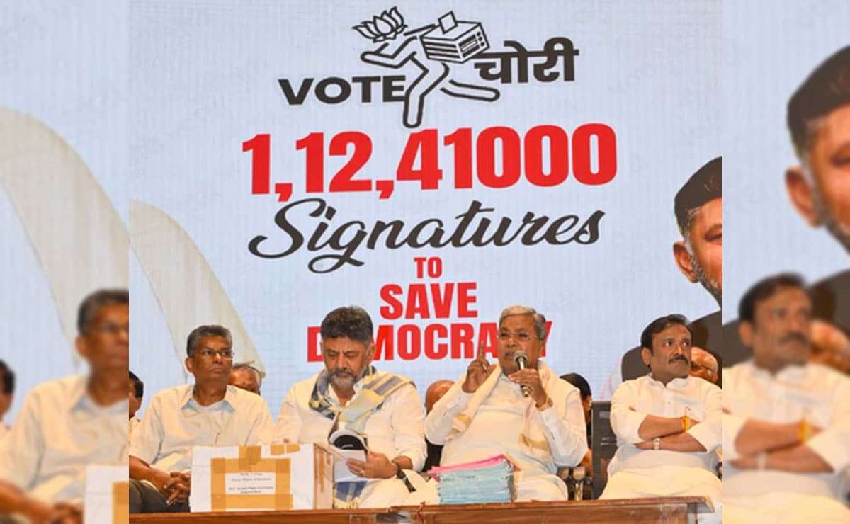 Vote theft: We will launch struggle to protect democracy, says K'taka CM as he releases papers