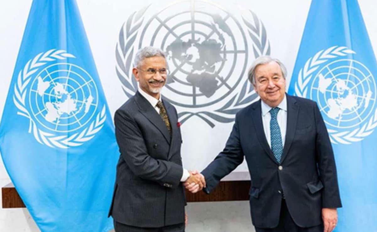 EAM Jaishankar meets UN chief Guterres, thanks him for supporting India’s growth
