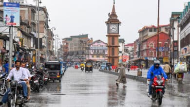 Rain lashes plains as higher reaches receive