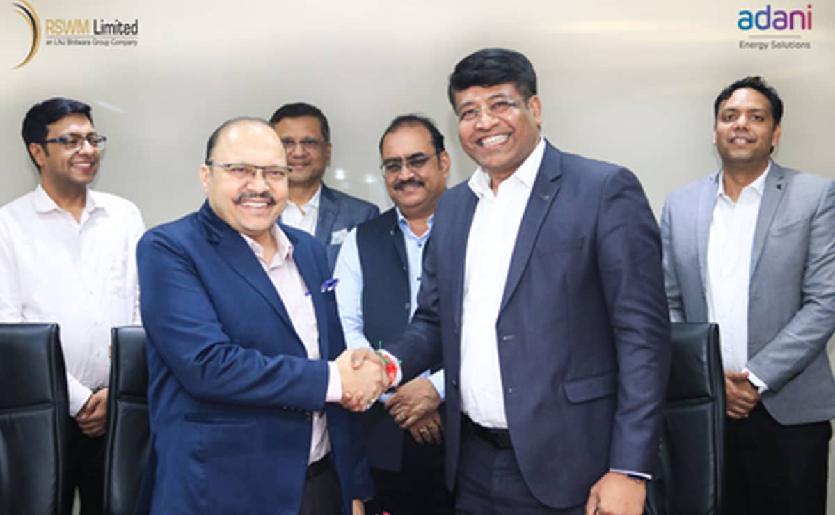 Adani Energy Solutions to supply 60 MW green energy to textile manufacturer RSWM